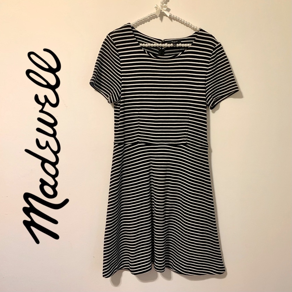 Madewell Dress, Stripes, Large